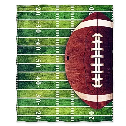 Jekeno Football Gifts Blanket for Boys Teens Girls, Sport Gifts for Adult Kids, Football Accessories Decor for Age 2-10 Year Old - 2