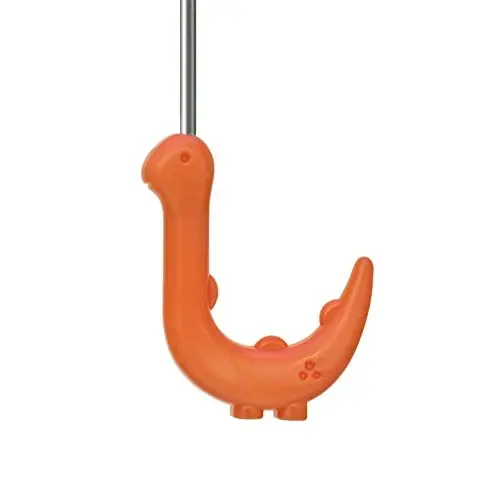 Erkek Çocuklar için Eğlenceli Dinozor Saplı, Açılır Dikenli, Kocaman Gülümsemeli Kidorable Yeşil Dinozor Şemsiyesi - KIDORABLE (1)