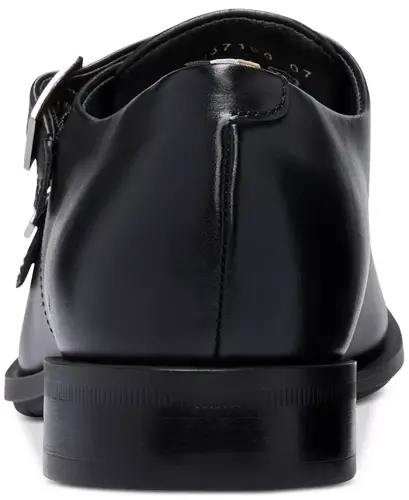 Men's Colby Double-Buckle Monk Strap Dress Shoes - Black - BOSS (1)
