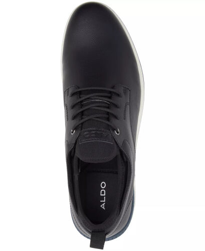Men's Colby Derby Dress Casual Lace Up Sneaker-Black - 5
