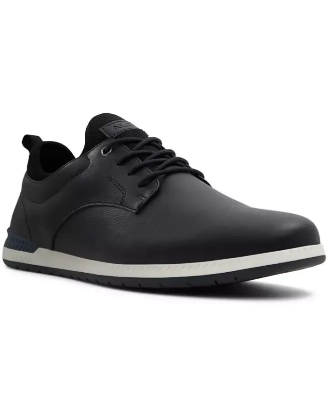 Men's Colby Derby Dress Casual Lace Up Sneaker - Black - 1