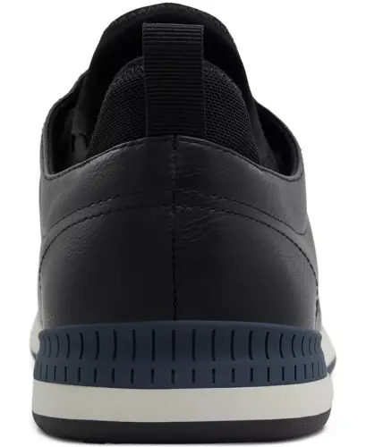 Men's Colby Derby Dress Casual Lace Up Sneaker - Black - 4
