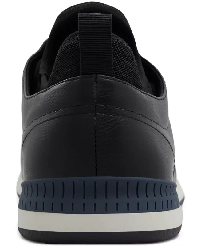 Men's Colby Derby Dress Casual Lace Up Sneaker - Black - 4