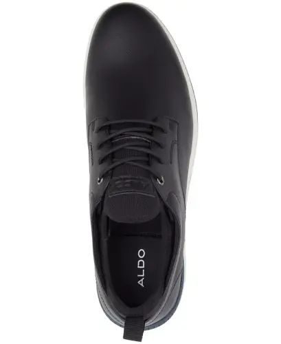 Men's Colby Derby Dress Casual Lace Up Sneaker - Black - 5