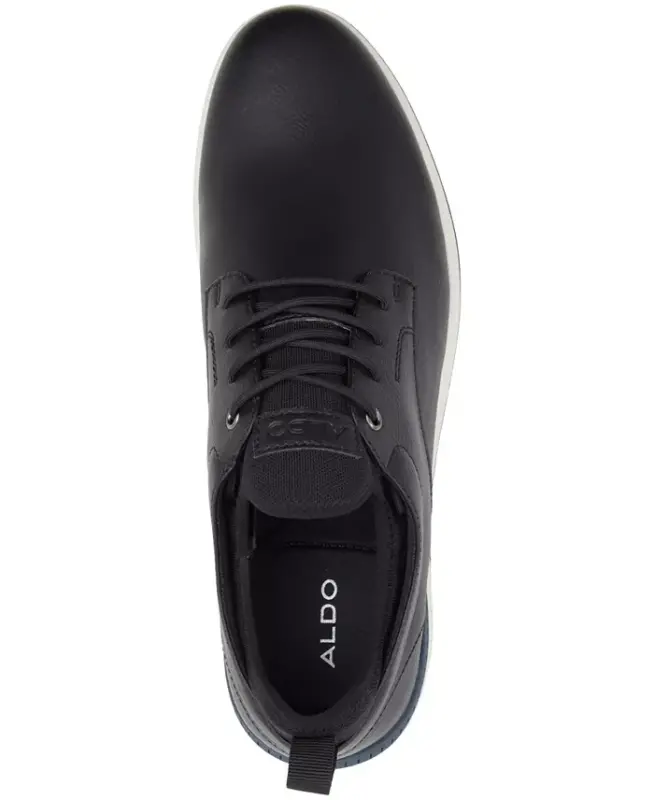Men's Colby Derby Dress Casual Lace Up Sneaker - Black - 5