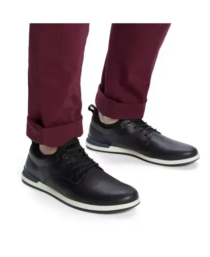 Men's Colby Derby Dress Casual Lace Up Sneaker - Black - 6