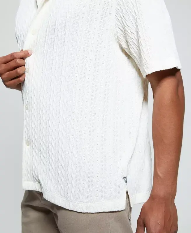 Men's Colton Knit Shirt - Pearl white - 2