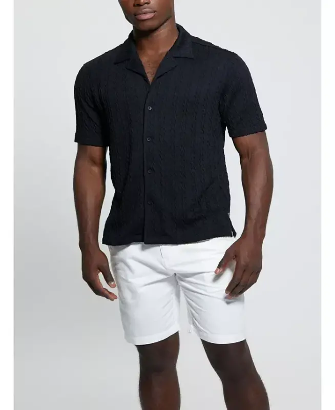 Men's Colton Knit Shirt - Pearl white - 7
