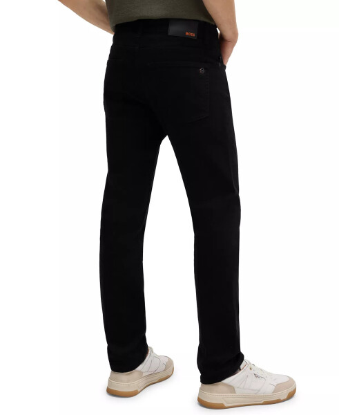 Men's Comfort-Stretch Slim-Fit Jeans-Black - 3