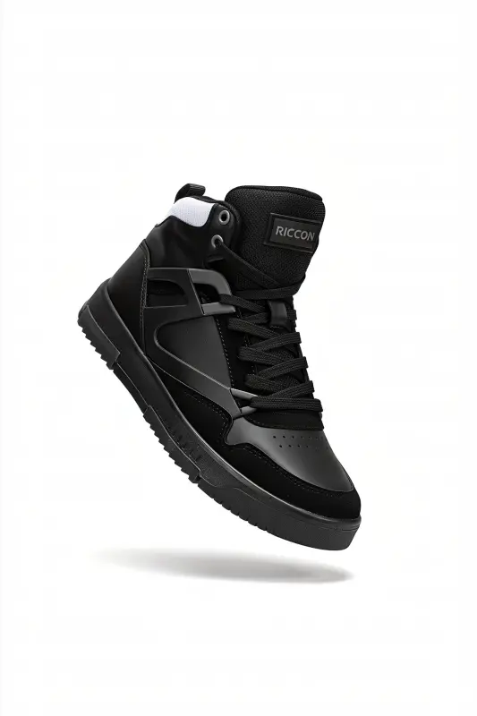 Erkek Comfort Sneaker Bot 001263 Siyah Füme-Siyah Füme - 6