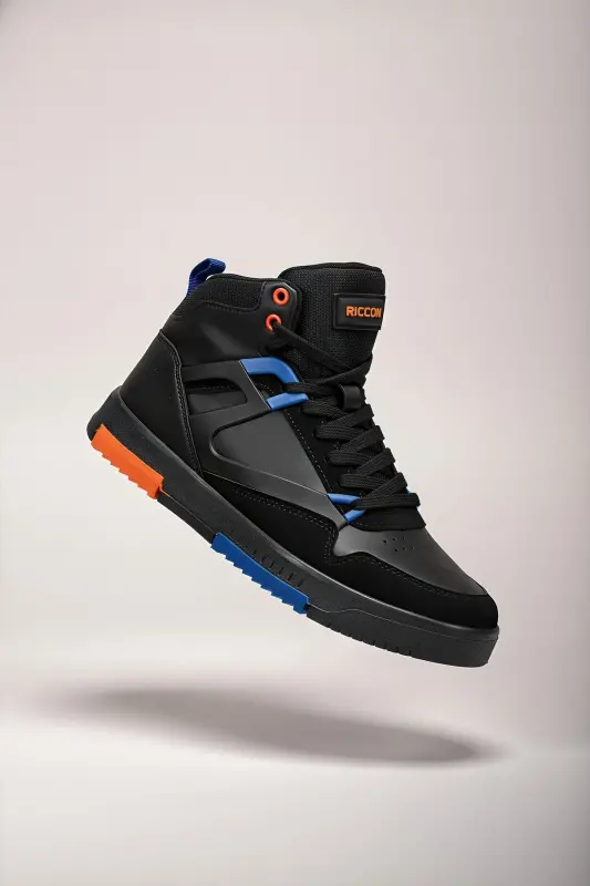 Erkek Comfort Sneaker Bot 001263 Siyah Saks - 11