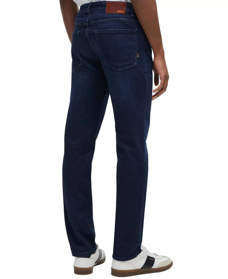 Erkek Confort-Esnek Kot Regular Fit Pantolon Koyu Mavi - 5