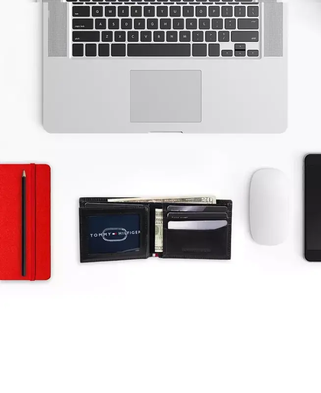 Men's Wallet Edisto RFID Slimfold Wallet - Black - 4