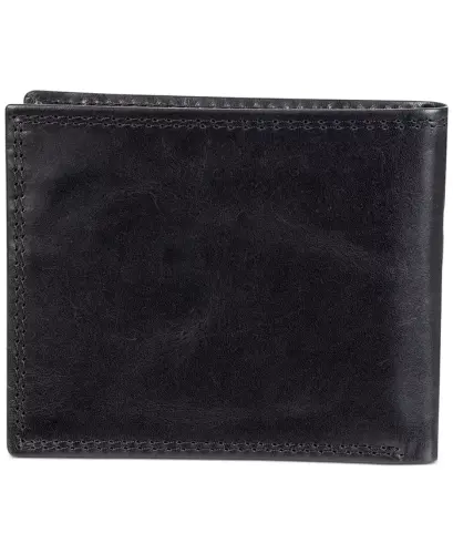 Erkek Cüzdanı Edisto RFID İnce Katlanır Cüzdan-Siyah - 5