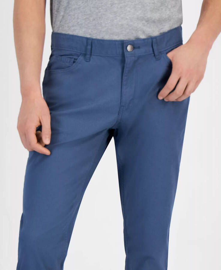 Erkek Dar Kalıp Chambray Pantolon - 3