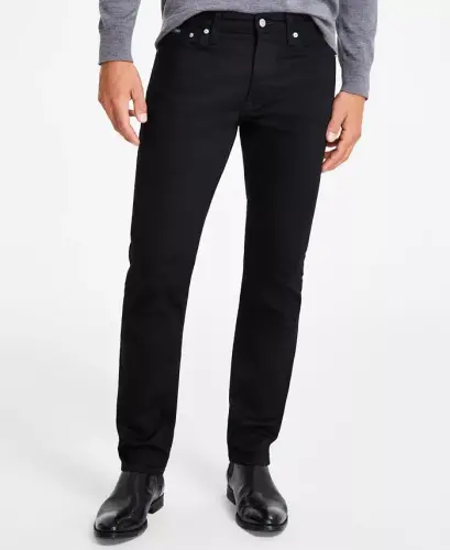 Men's Slim-Fit Stretch Jeans - Forever Black 
