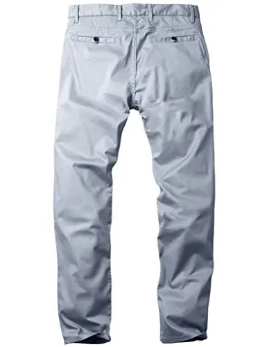 Match Men's Slim Tapered Stretchy Casual Pants - 3