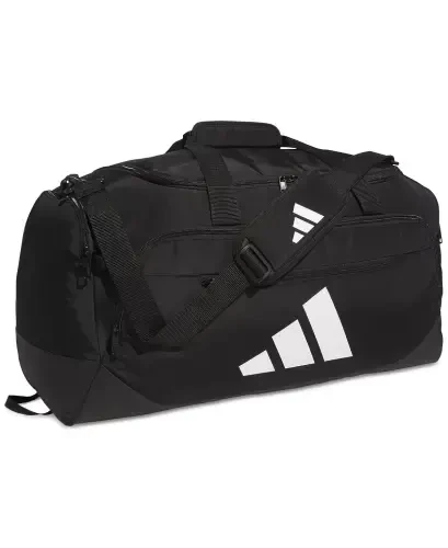Men's Defender Logo Duffel Bag-Black 