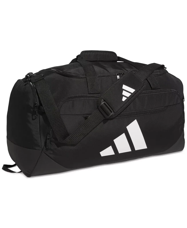 Men's Defender Logo Duffel Bag-Black - Modazone