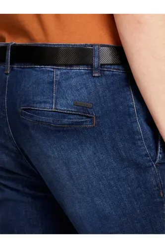 Erkek Denim Slim Fit Baltimora Chino Denim Pantolon-Denim - 6