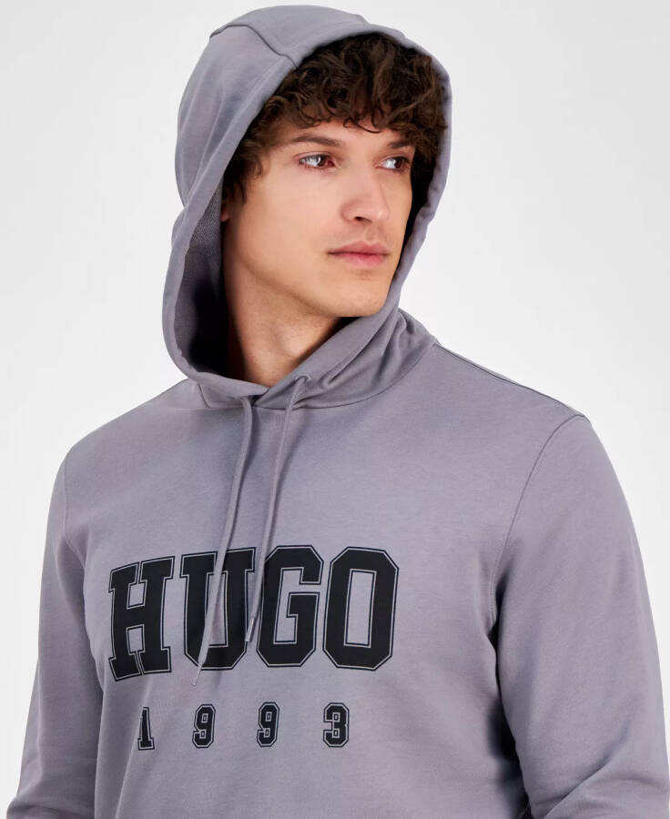 Erkek Dimolu Logolu Kapüşonlu Sweatshirt Med Gy - 3