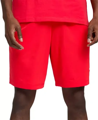 Men's Woven Logo Shorts - Red 