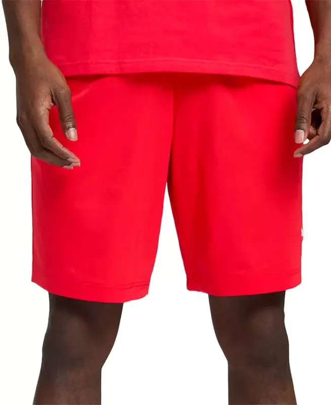 Men's Woven Logo Shorts - Red - 1