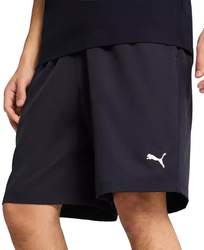 Men's Woven Logo Shorts - Blue - 1