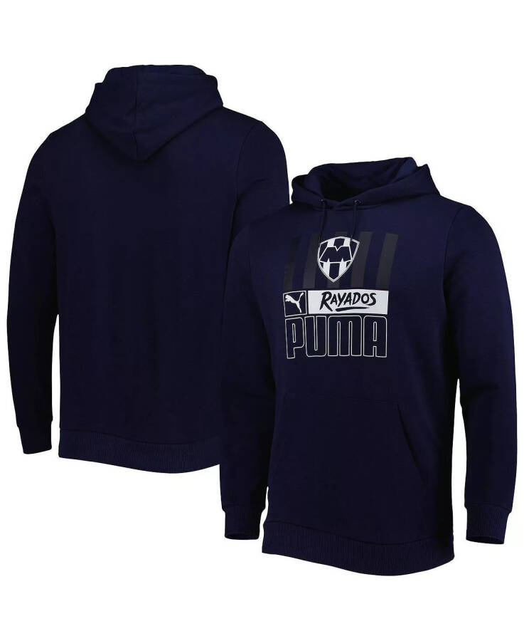 Erkek Donanma CF Monterrey FtblCore Takım Fermuarlı Kapüşonlu Sweatshirt Donanma - 1