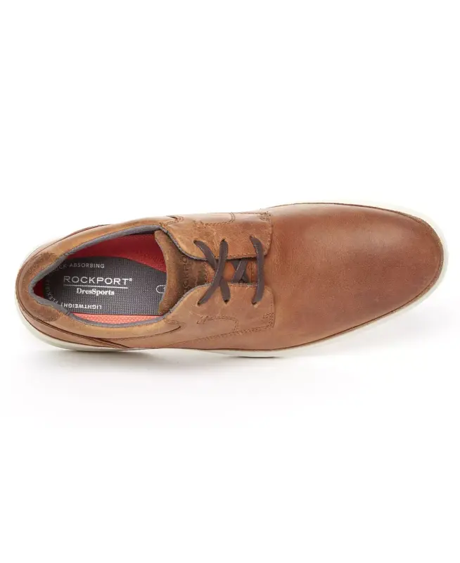 Men's Dressports 2 Go Pt Oxford Shoes-New Caramel - 4