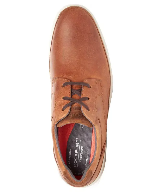 Men's Dressports 2 Go Pt Oxford Shoes-New Caramel - 8