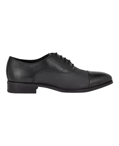 Men's Drew Lace-Up Dress Oxford-Black Leather - Modazone (1)