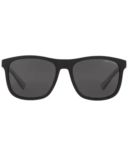 Men's Low Bridge Fit Sunglasses, AX4049SF 57 - Black - A|X ARMANI EXCHANGE (1)