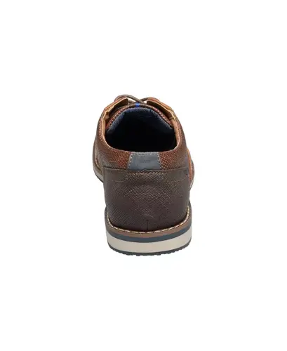 Men's Circuit Plain Toe Lace-Up Oxford-Brandy - 3