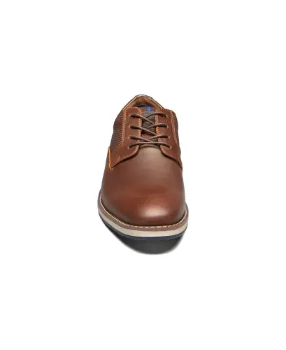Men's Circuit Plain Toe Lace-Up Oxford-Brandy - 4