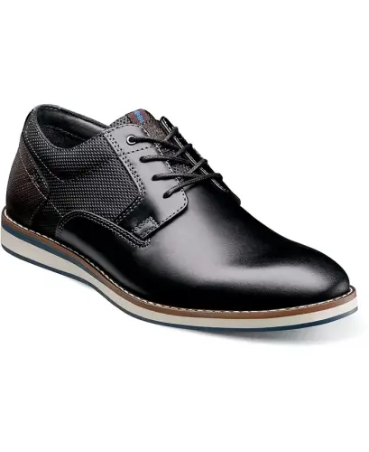 Men's Circuit Plain Toe Lace-Up Oxford-Black Multi 