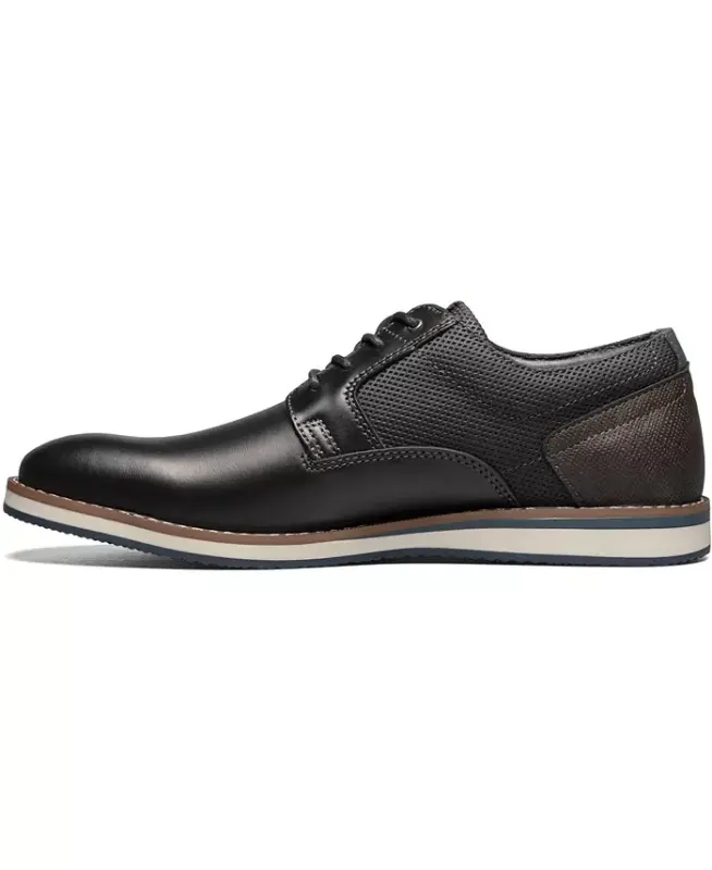 Men's Circuit Plain Toe Lace-Up Oxford-Black Multi - 6
