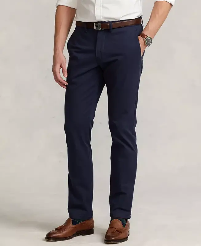 Men's Straight-Fit Stretch Chino Pants - Ink - POLO RALPH LAUREN