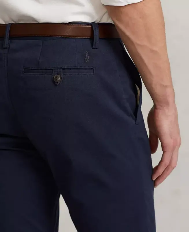 Men's Straight-Fit Stretch Chino Pants - Ink - 3