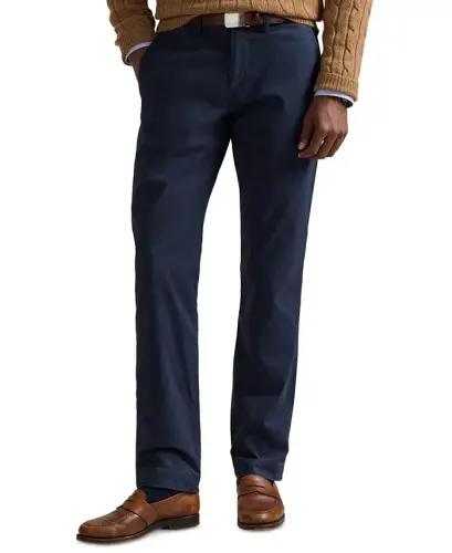 Men's Straight-Fit Stretch Chino Pants-Ink 