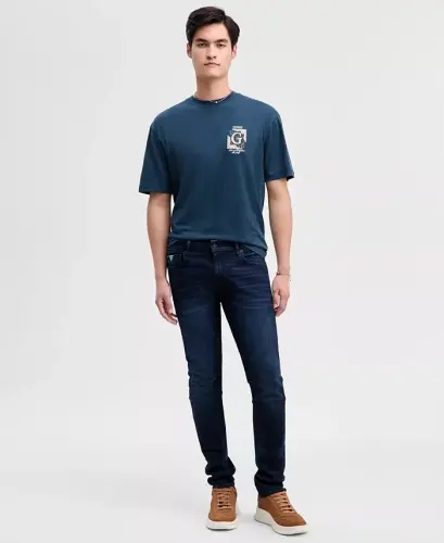 Men's Eco Slim Tapered Fit Jeans - Ringer Wash Indigo - 4
