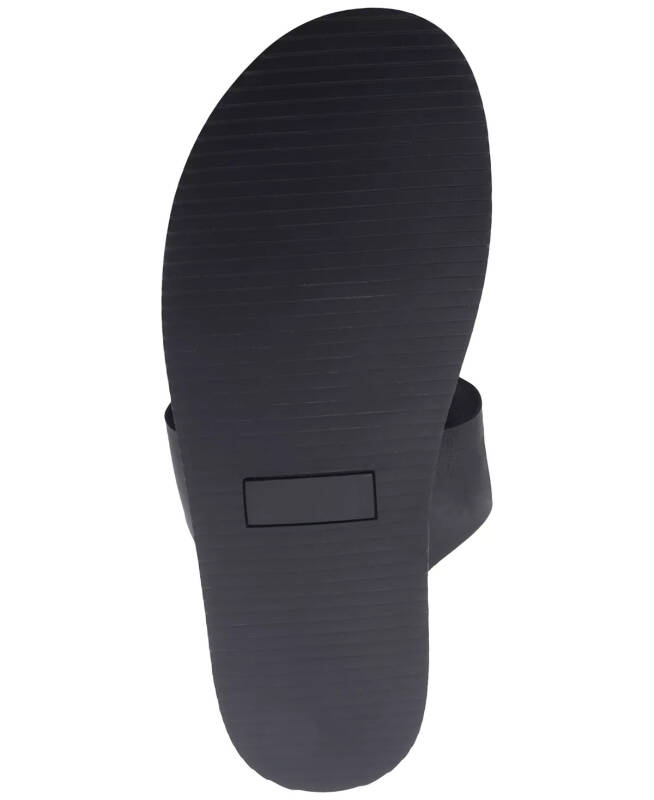 Men's Edgarr Slide Sandals, Exclusively at Modazone - Black - 5
