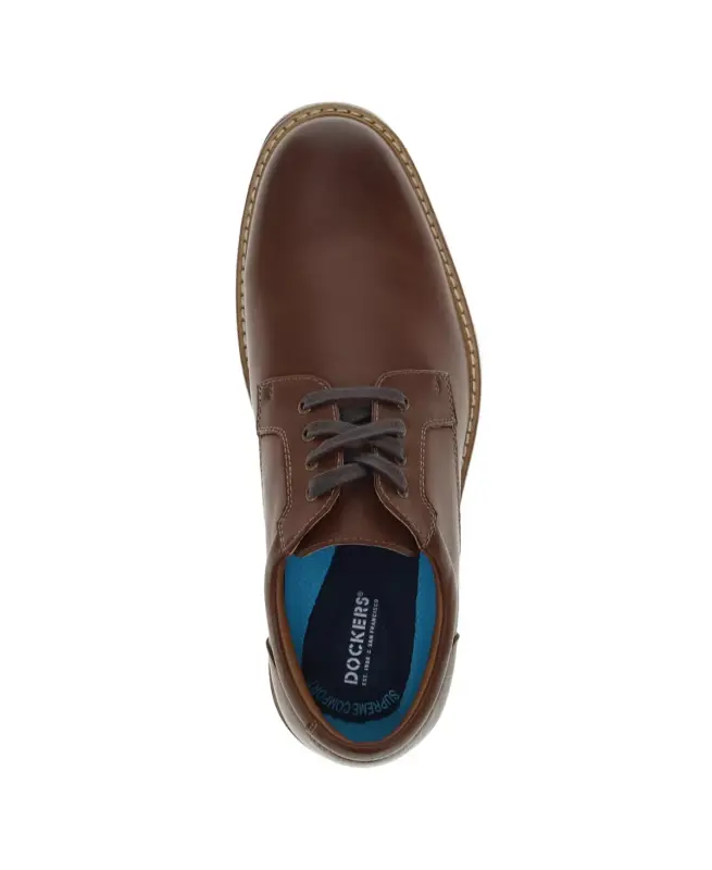 Men's Handel Dress Casual Oxford - Dark Tan - 3
