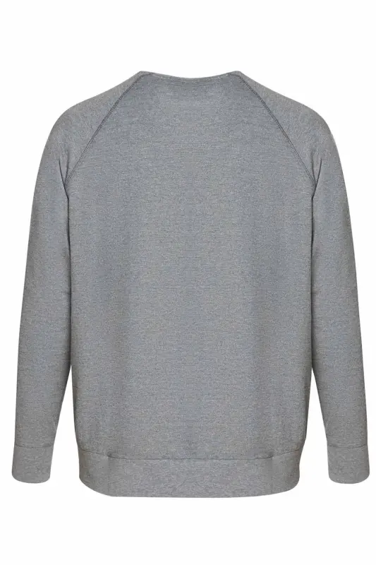 Erkek Erkek Sweatshirt 922103-2833ANTHRACITE - Gri-ANTHRACITE - 3