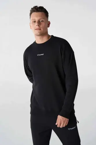 Erkek Erkek Sweatshirt Siyah - Siyah-52 - 3