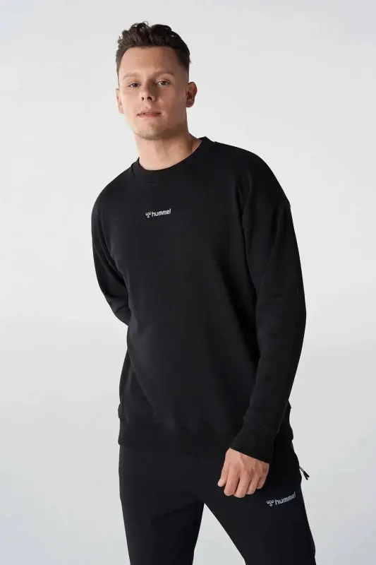 Erkek Erkek Sweatshirt Siyah - Siyah-52 - 3