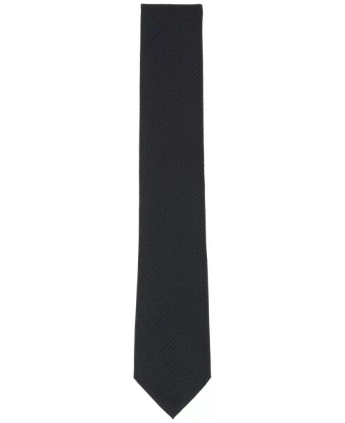 Men's Erne Stripe Tie, Exclusively at Modazone-Black - ALFANI (1)