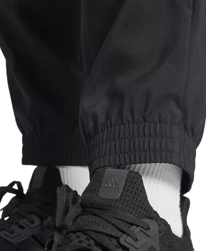 Men's Essentials Small Logo Cargo Pants - Blk/white - 4