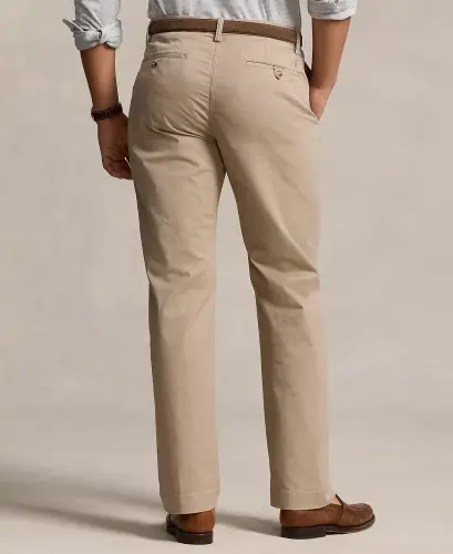 Men's Stretch Classic-Fit Chino Pants - Khaki Tan - 2