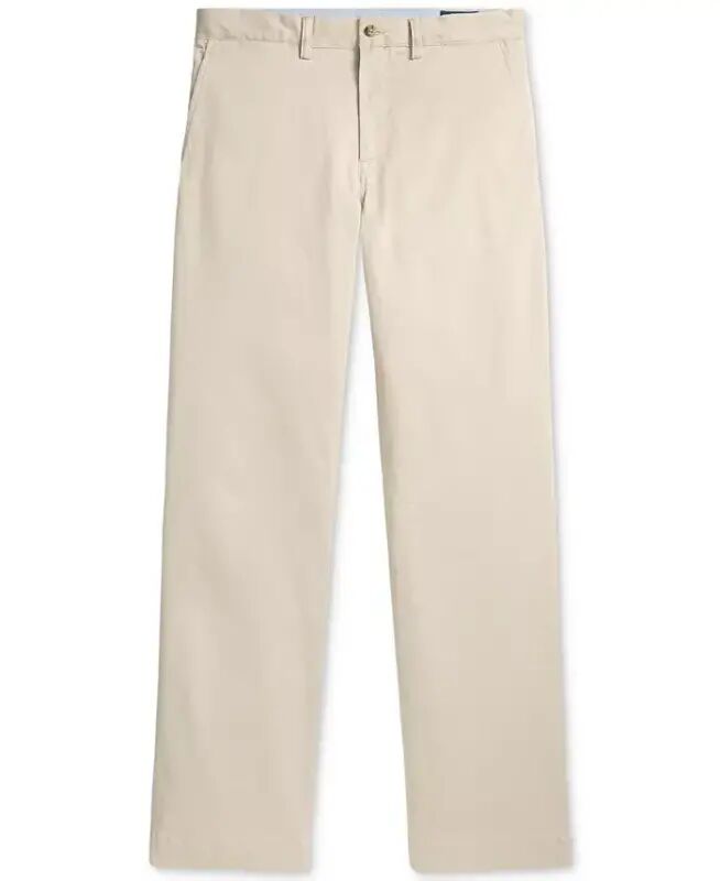 Men's Stretch Classic-Fit Chino Pants - Khaki Tan - 14